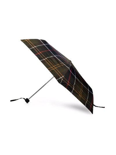 Barbour Portree plaid umbrella outlook