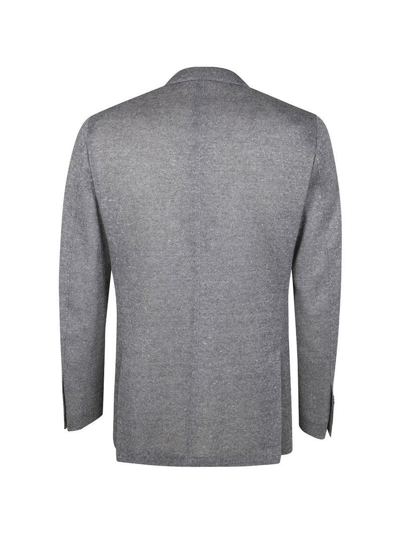 LARDINI flower-pin blazer outlook