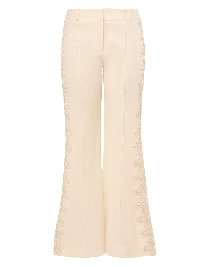 ILLUMINATE TRIMMED FLARE 바지 1