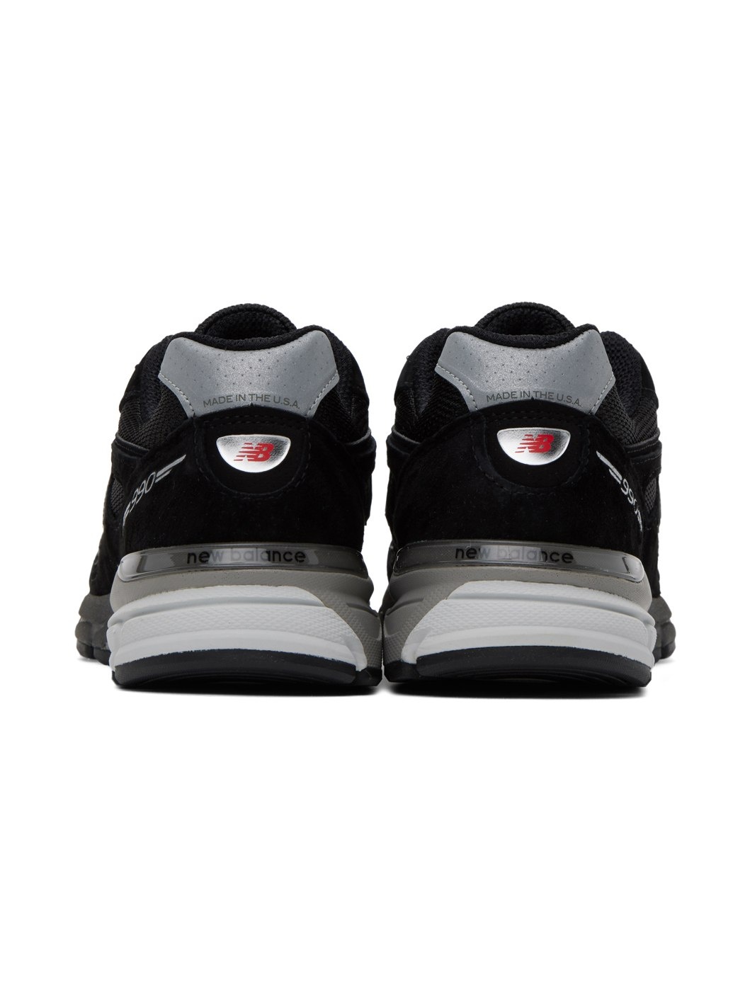 Black Made in USA 990v4 Sneakers - 2