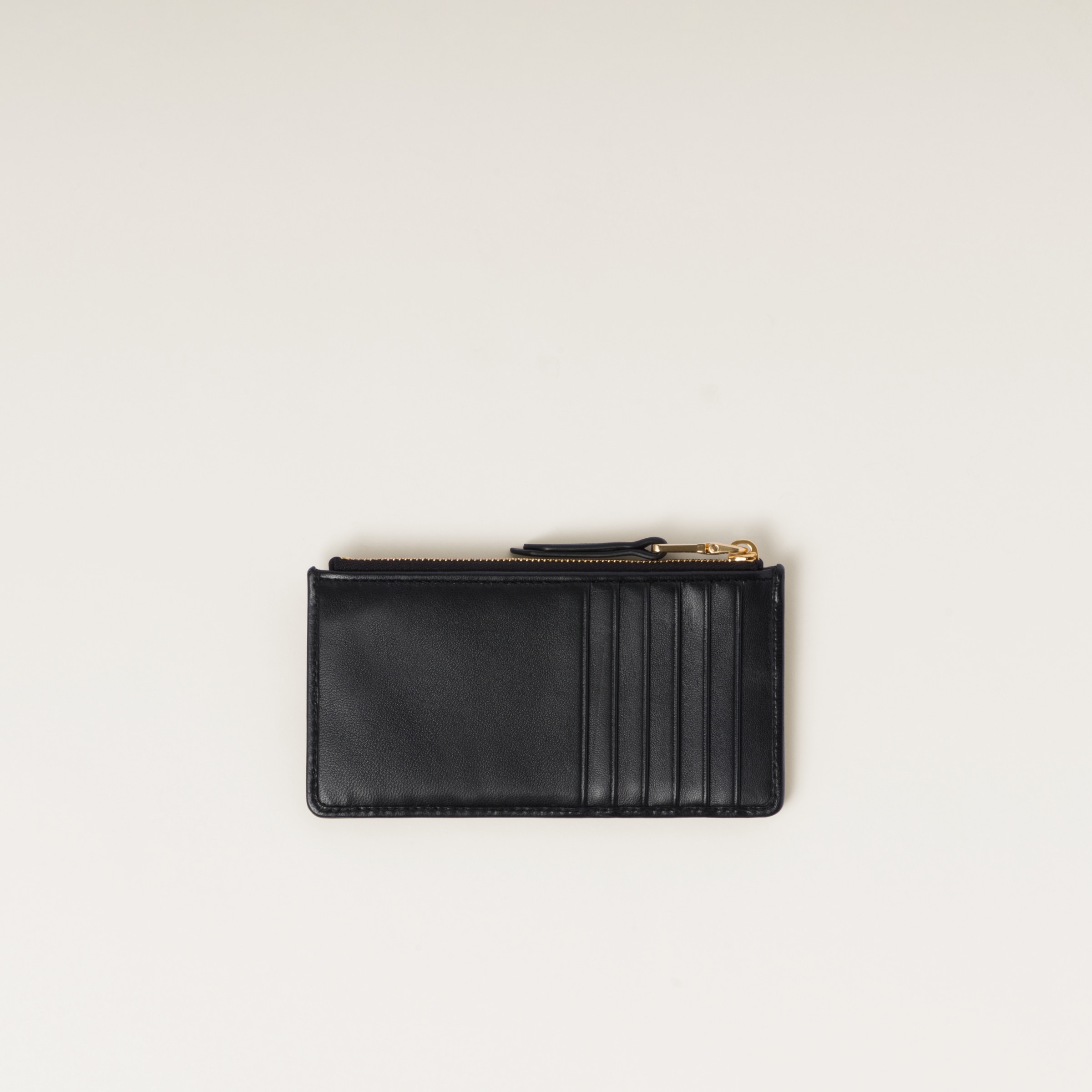 Matelassé nappa leather envelope wallet - 3