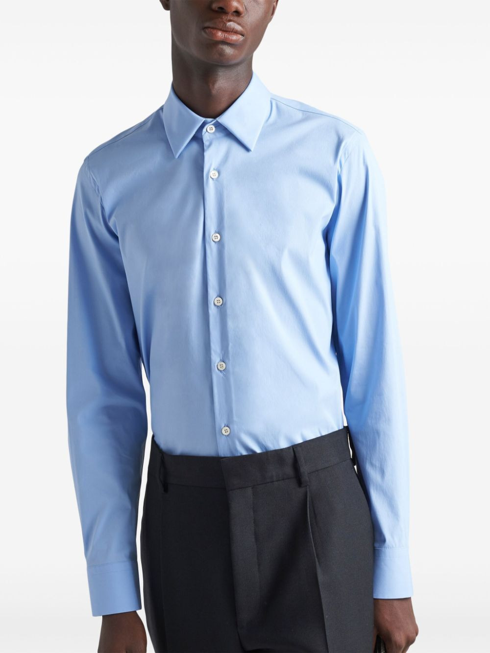Prada Men Camicia In Popeline - 5
