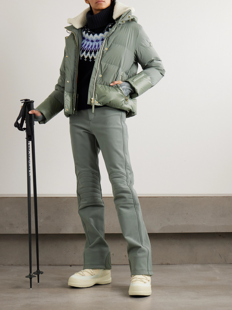 BOGNER Maja Hooded Plush-trimmed Quilted Shell Down Ski Jacket outlook