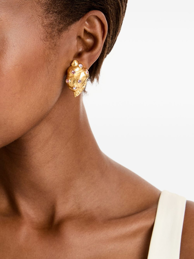 Oscar de la Renta embellished earrings outlook