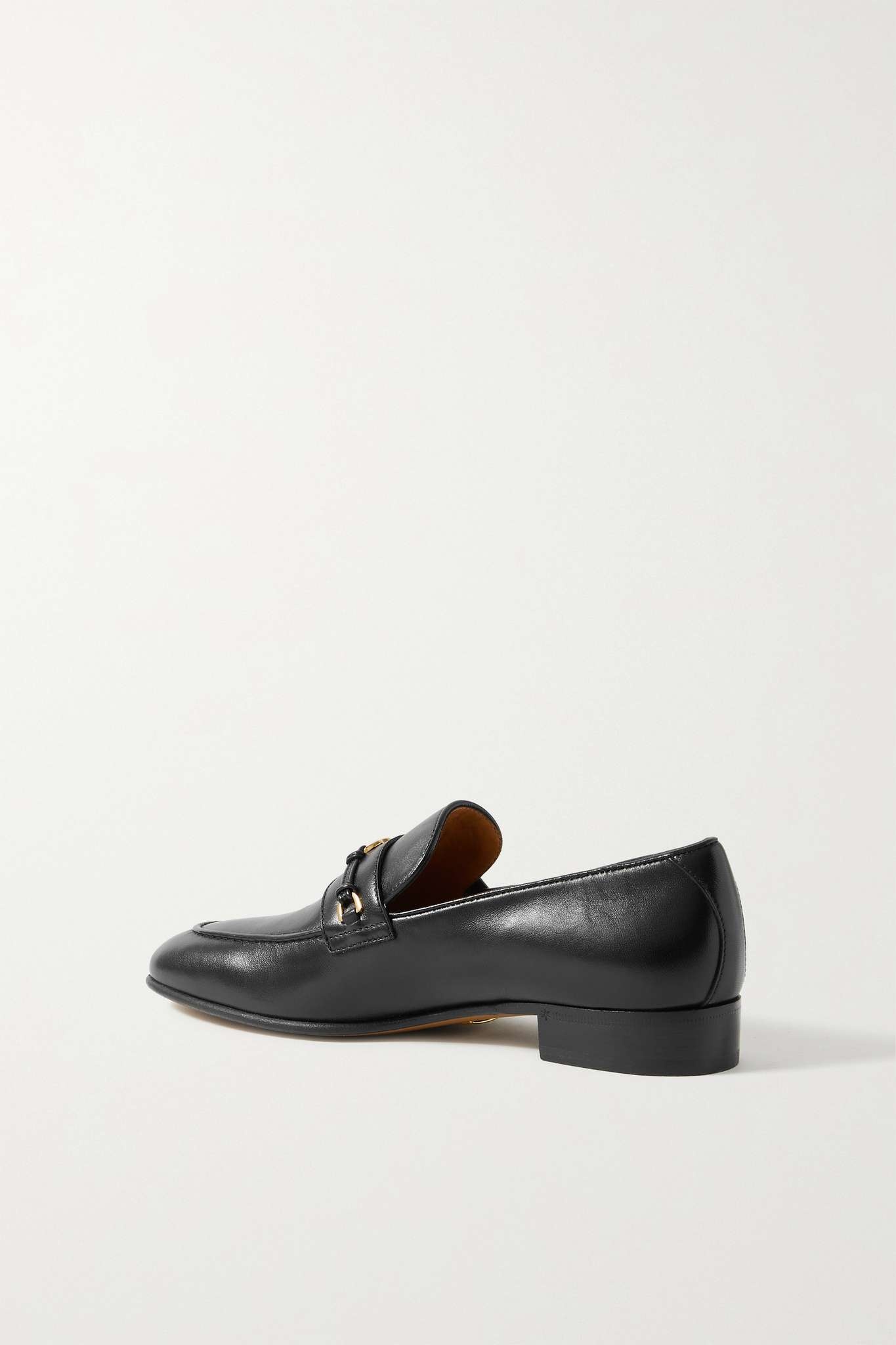 Logo-embellished horsebit-detailed leather loafers - 3