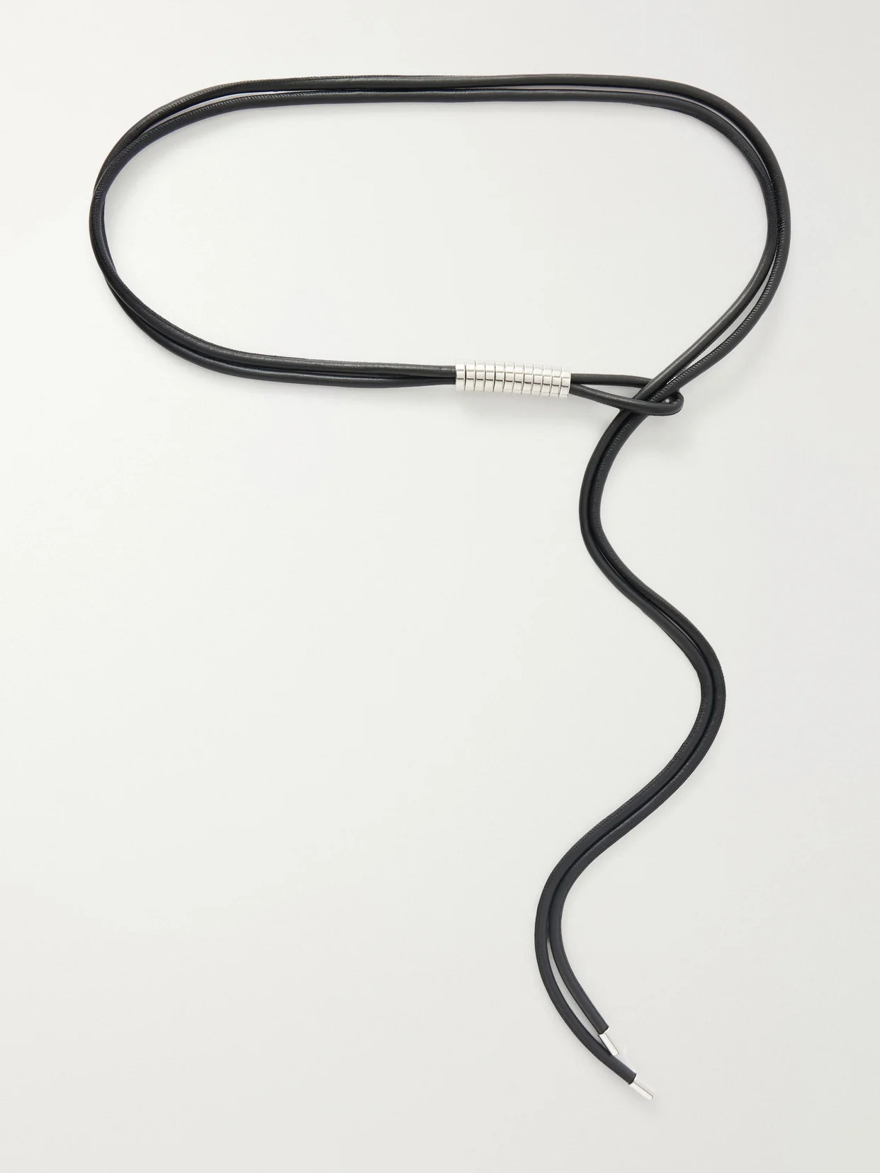 Lowell Embellished Leather Belt - 1