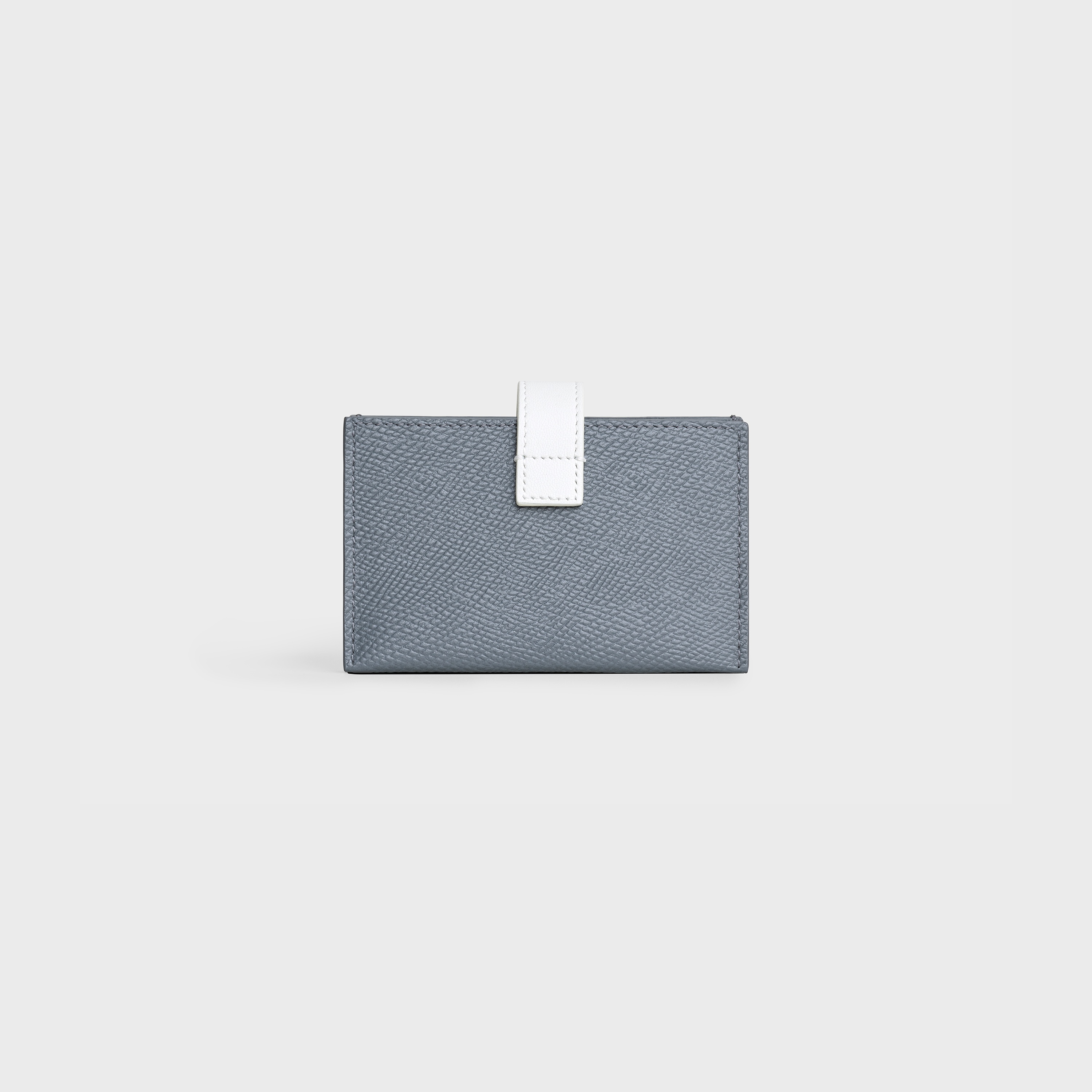 BICOLOUR ACCORDEON CARD HOLDER IN GRAINED CALFSKIN - 3