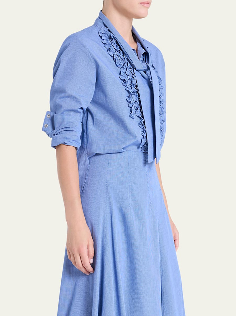 Connor Top in Micro Check 4