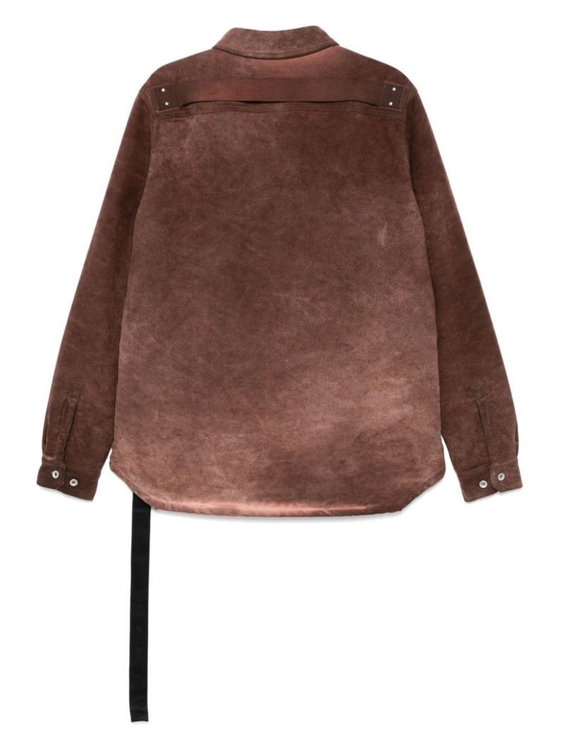 Rick Owens DRKSHDW padded shirt jacket outlook