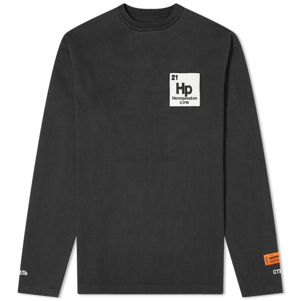 Heron Preston Long Sleeve Oversized Herons Halo Tee - 1