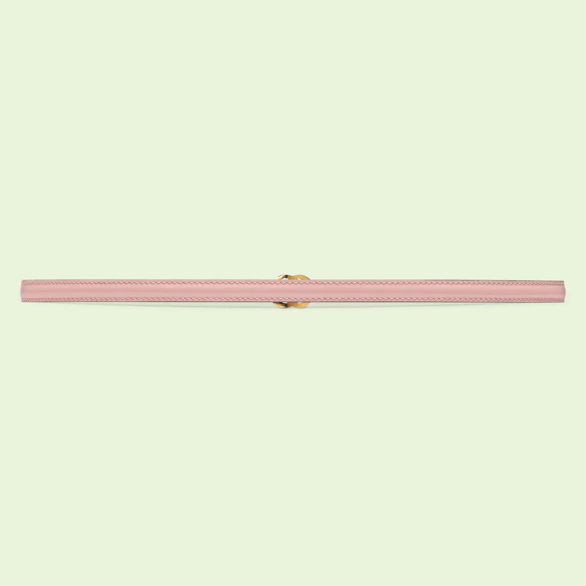 Thin patent Double G belt - 4