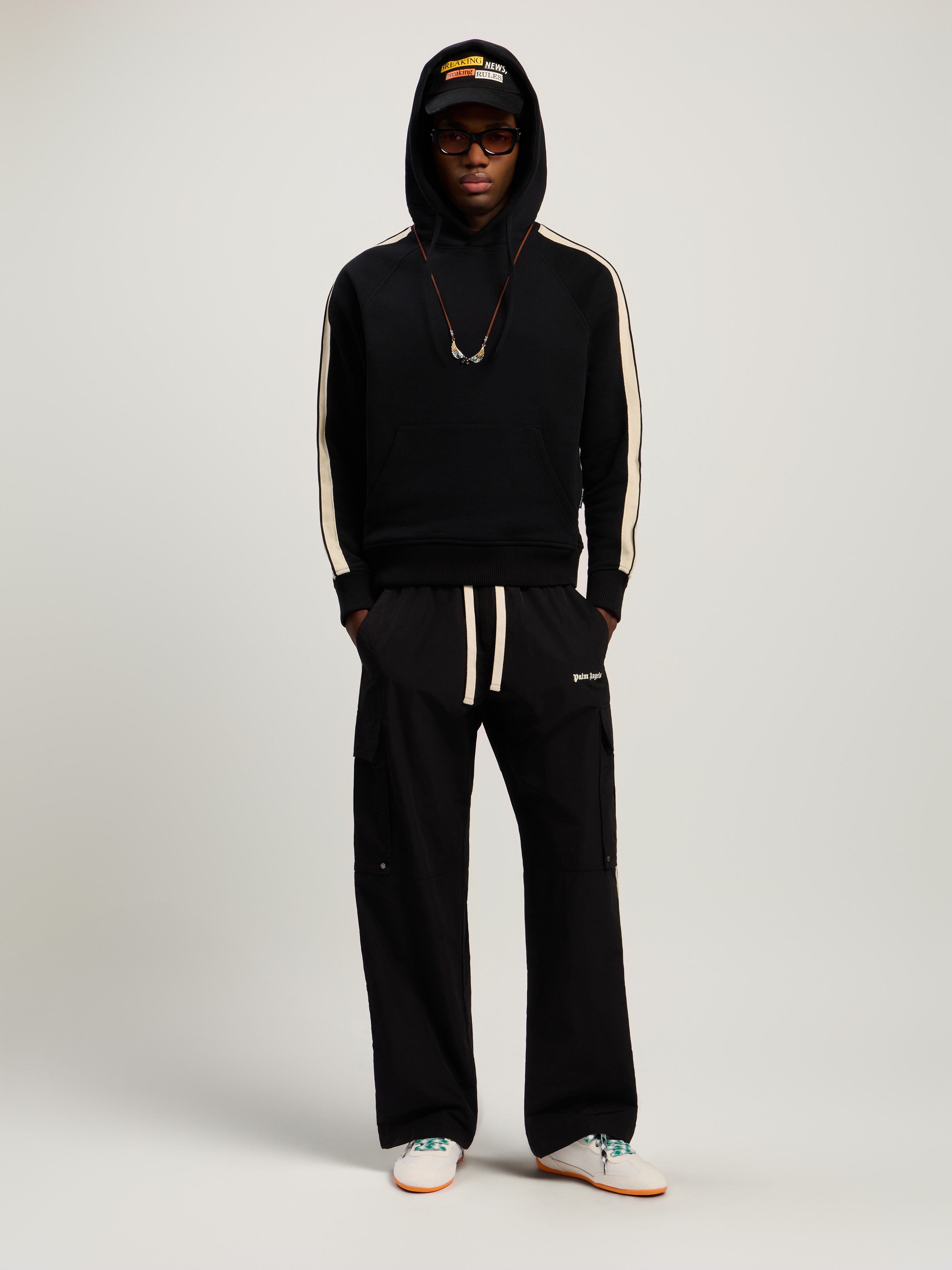 Curved Logo Track Hoodie - 2