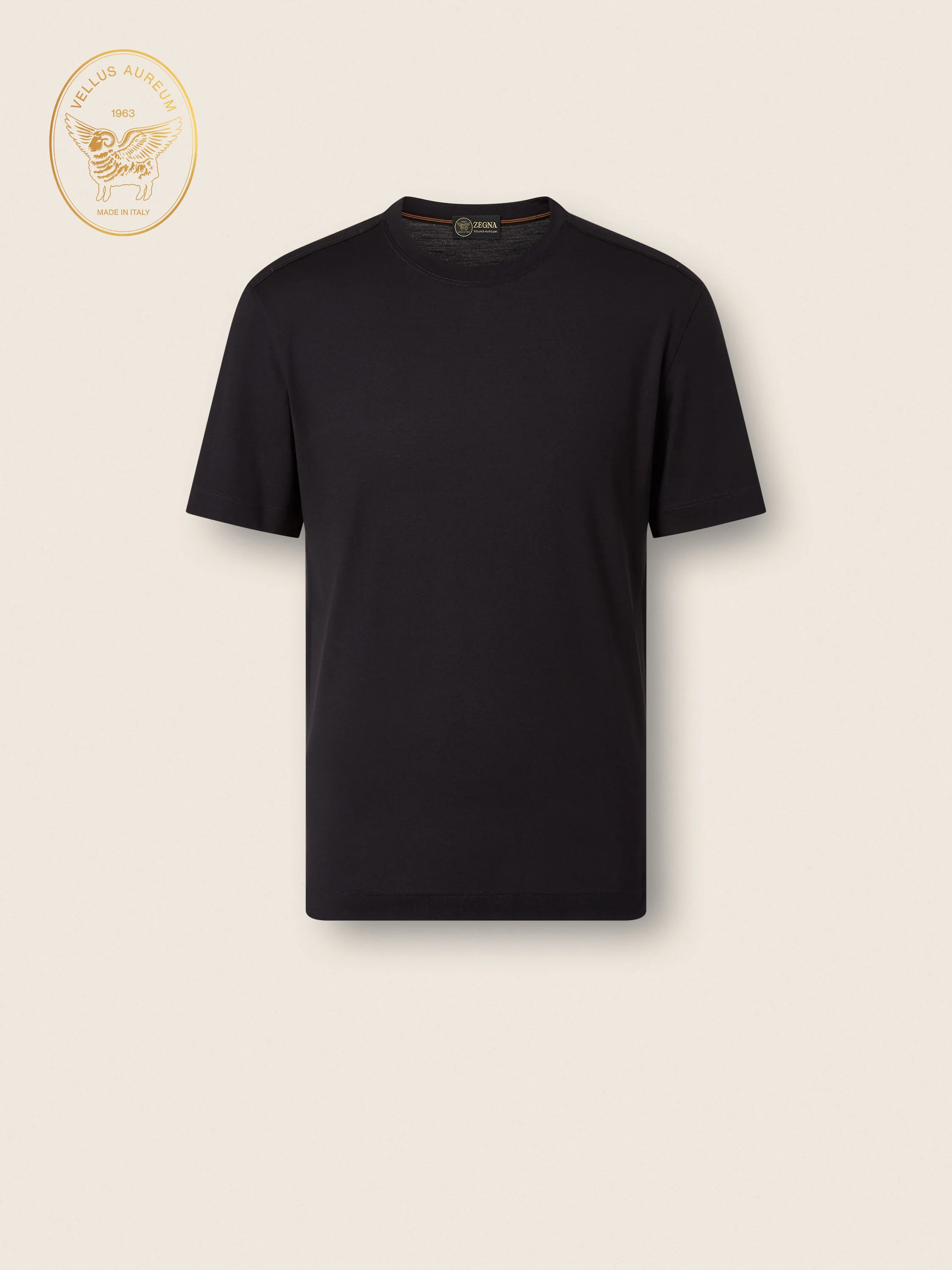 BLACK VELLUS AUREUM T-SHIRT - 1