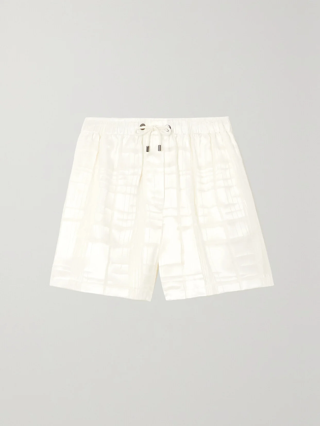 Satin-jacquard Shorts - 1