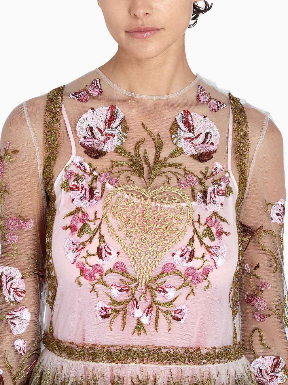 embroidered dress - 5