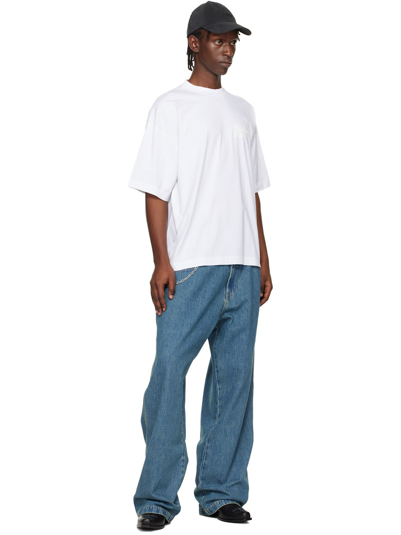 VETEMENTS White Taped Logo T-shirt outlook