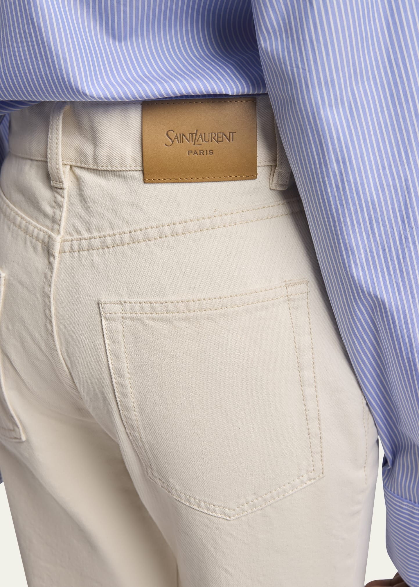 Straight Denim Pants - 5