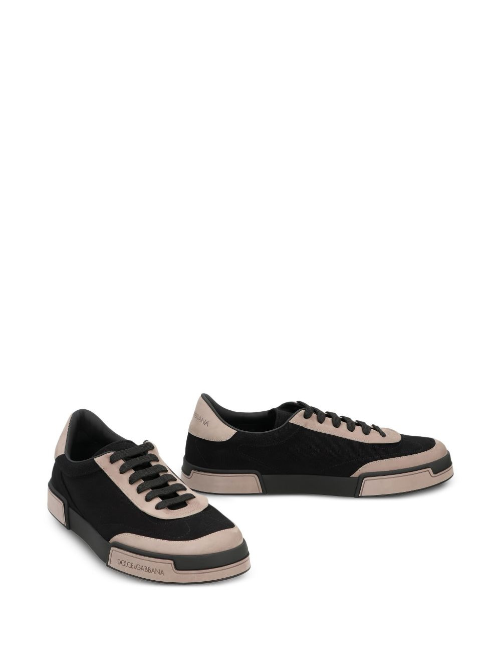 Portofino Yacht calfskin-panel sneakers - 2