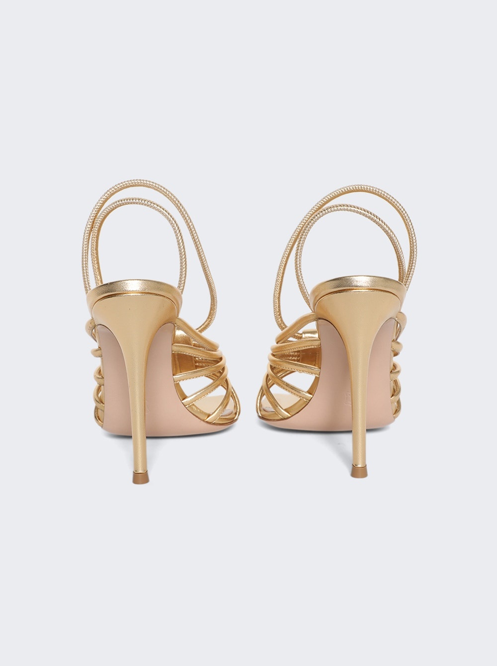 Hellen High Heeled Sandals Gold - 4