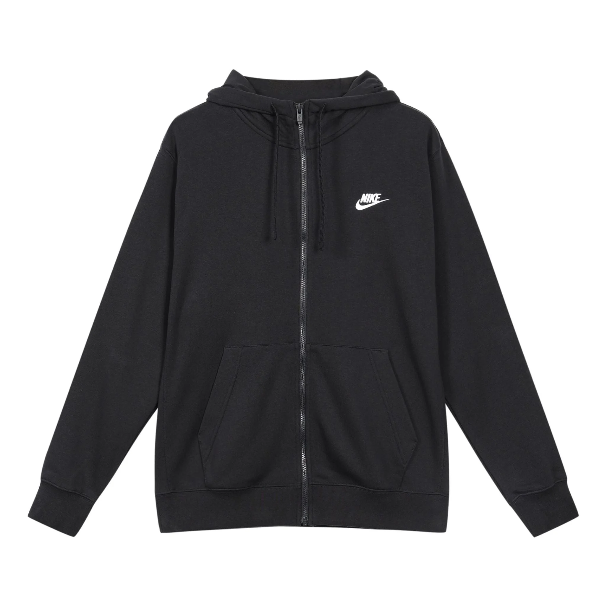 Nike Sweet Shirt Parka French Terry Full Zip Hoodie Black BV2649-010 - 1