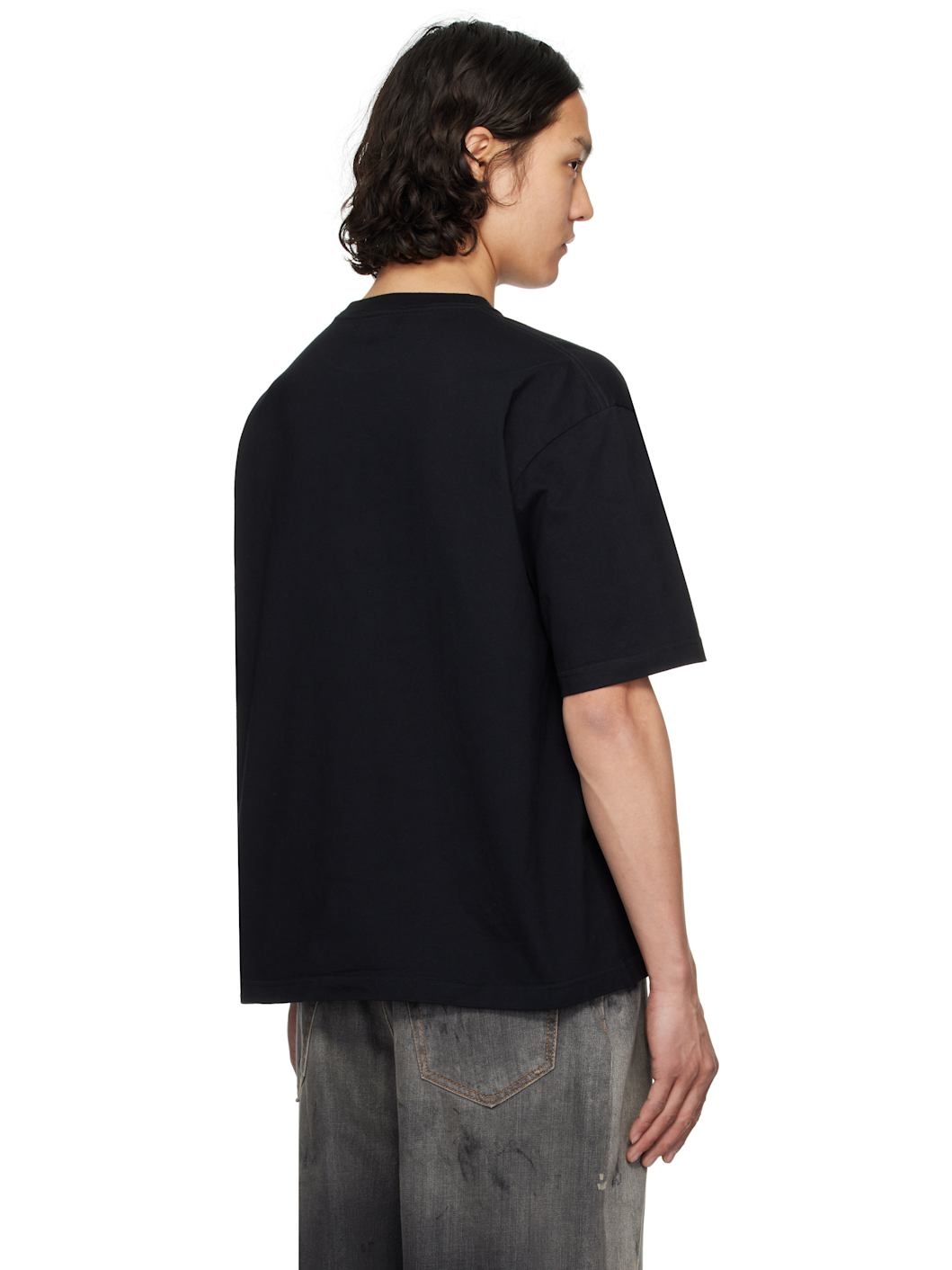 Black 'Make Art' T-shirt - 3