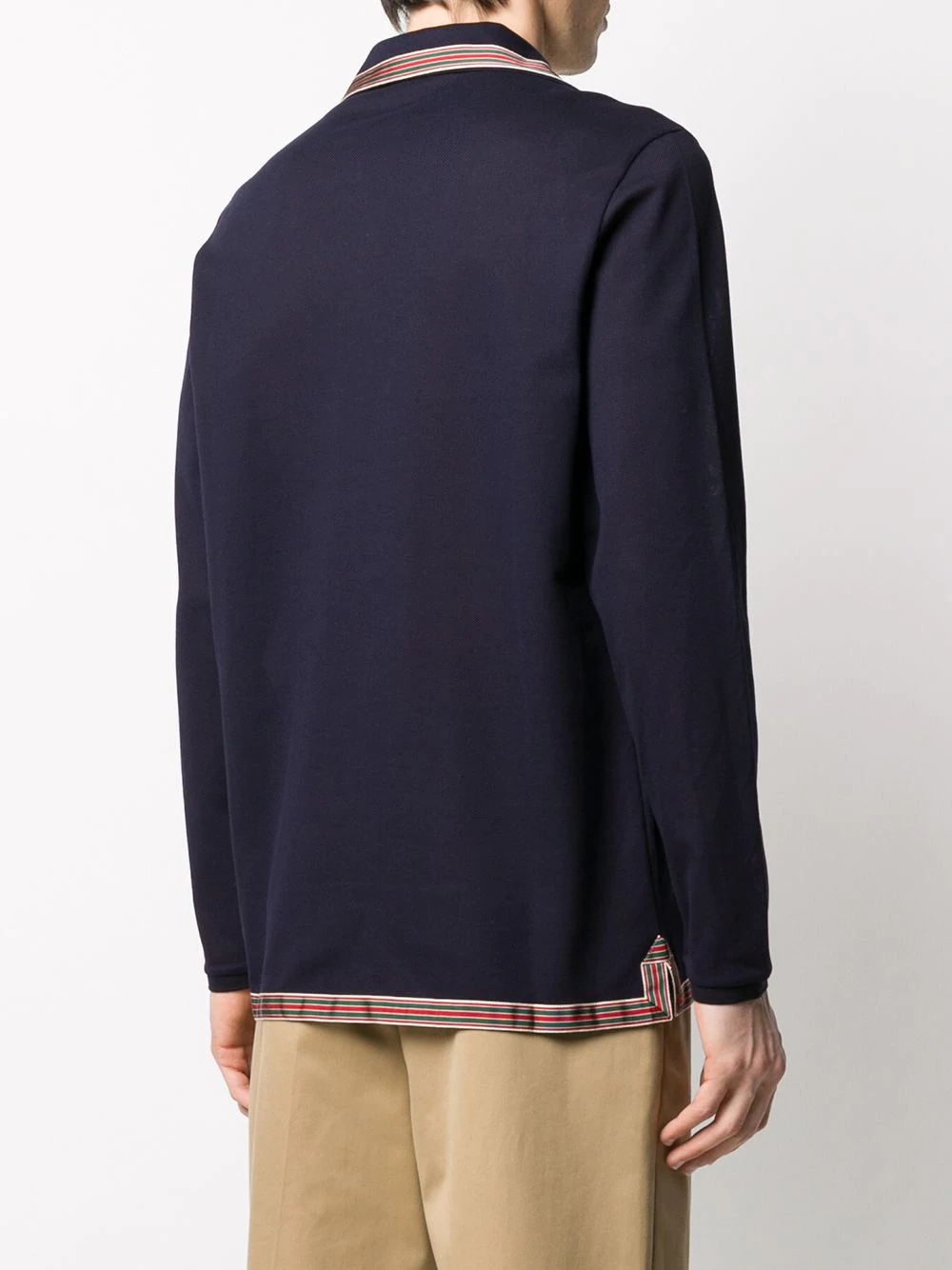 long-sleeved polo shirt - 4