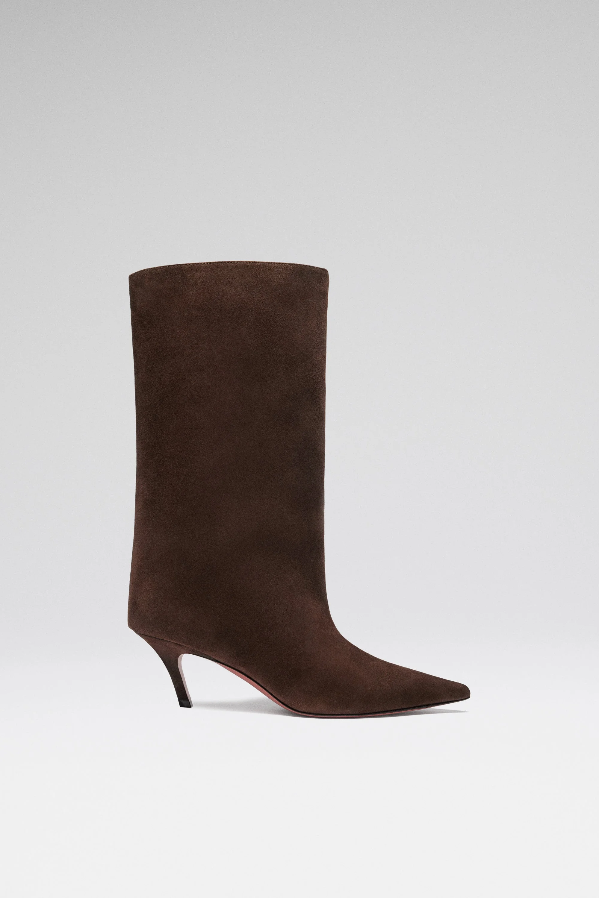 FIONA BOOT 60 DARK BROWN SUEDE - 1