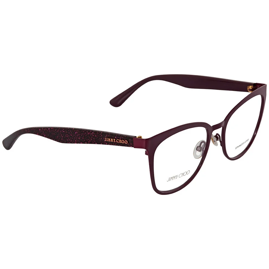 Jimmy Choo Ladies Purple Cat Eye Eyeglass Frames JC189 FN1 53 - 1