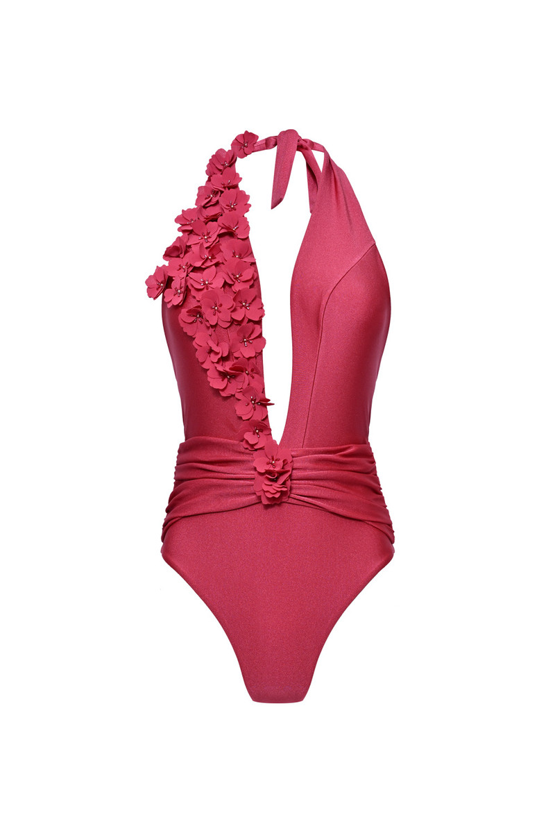 PatBO SUNSTONE LYCRA PLUNGE BODYSUIT outlook