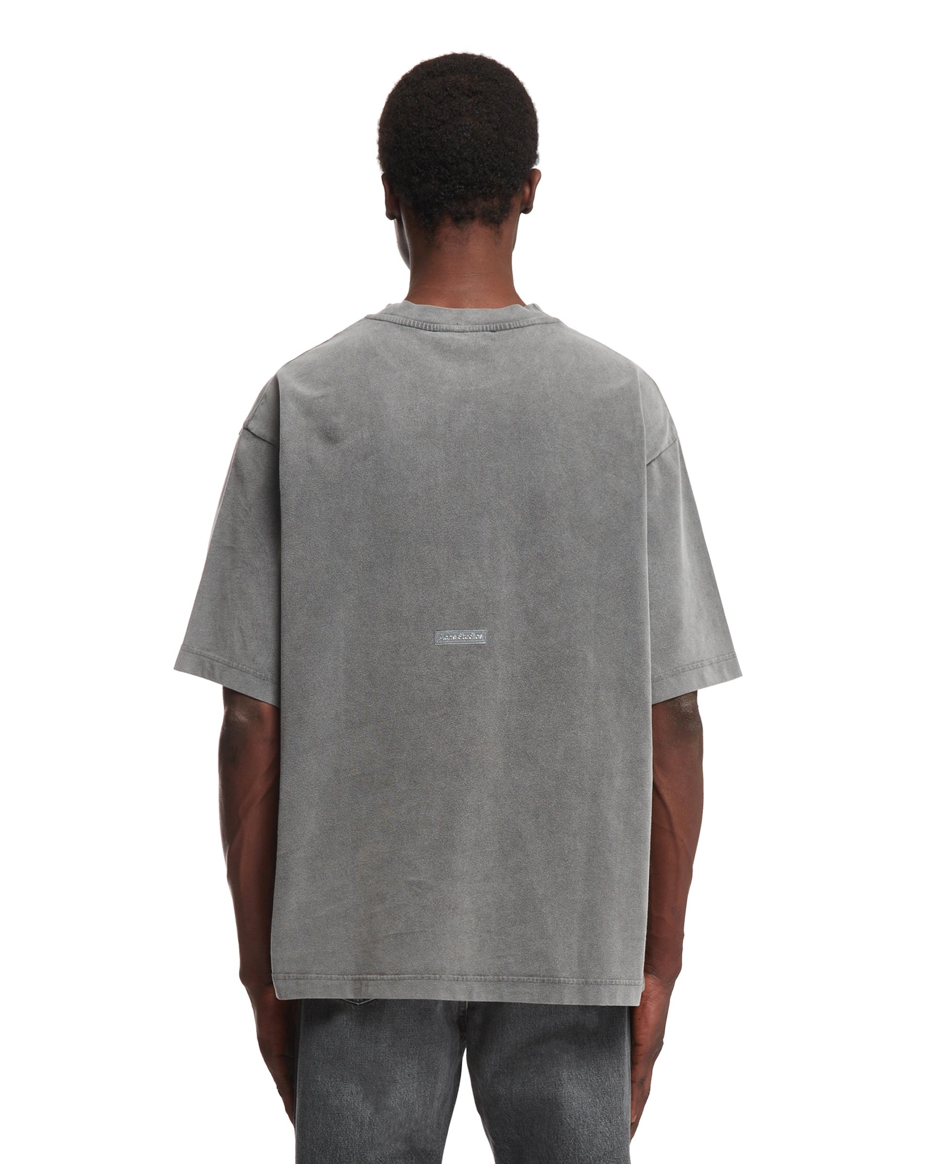 Gray Cotton T-Shirt - 3