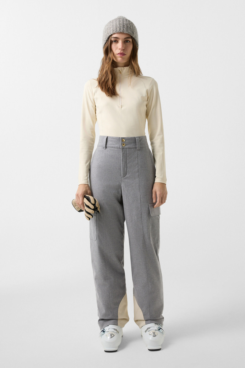 BOGNER Luca cargo ski pants in Gray outlook