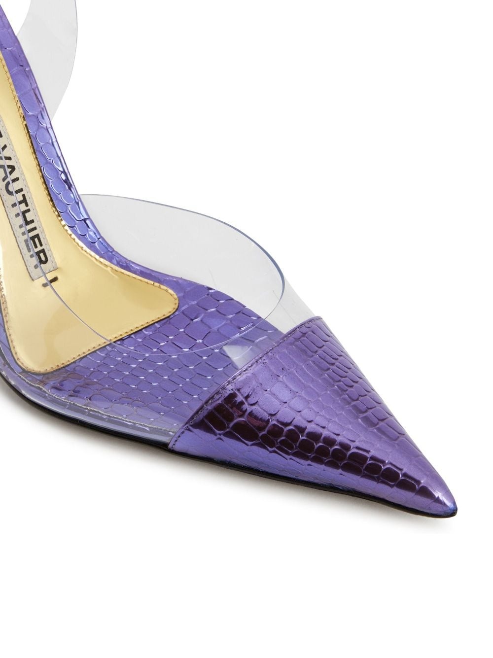 105mm metallic-finish pumps - 4