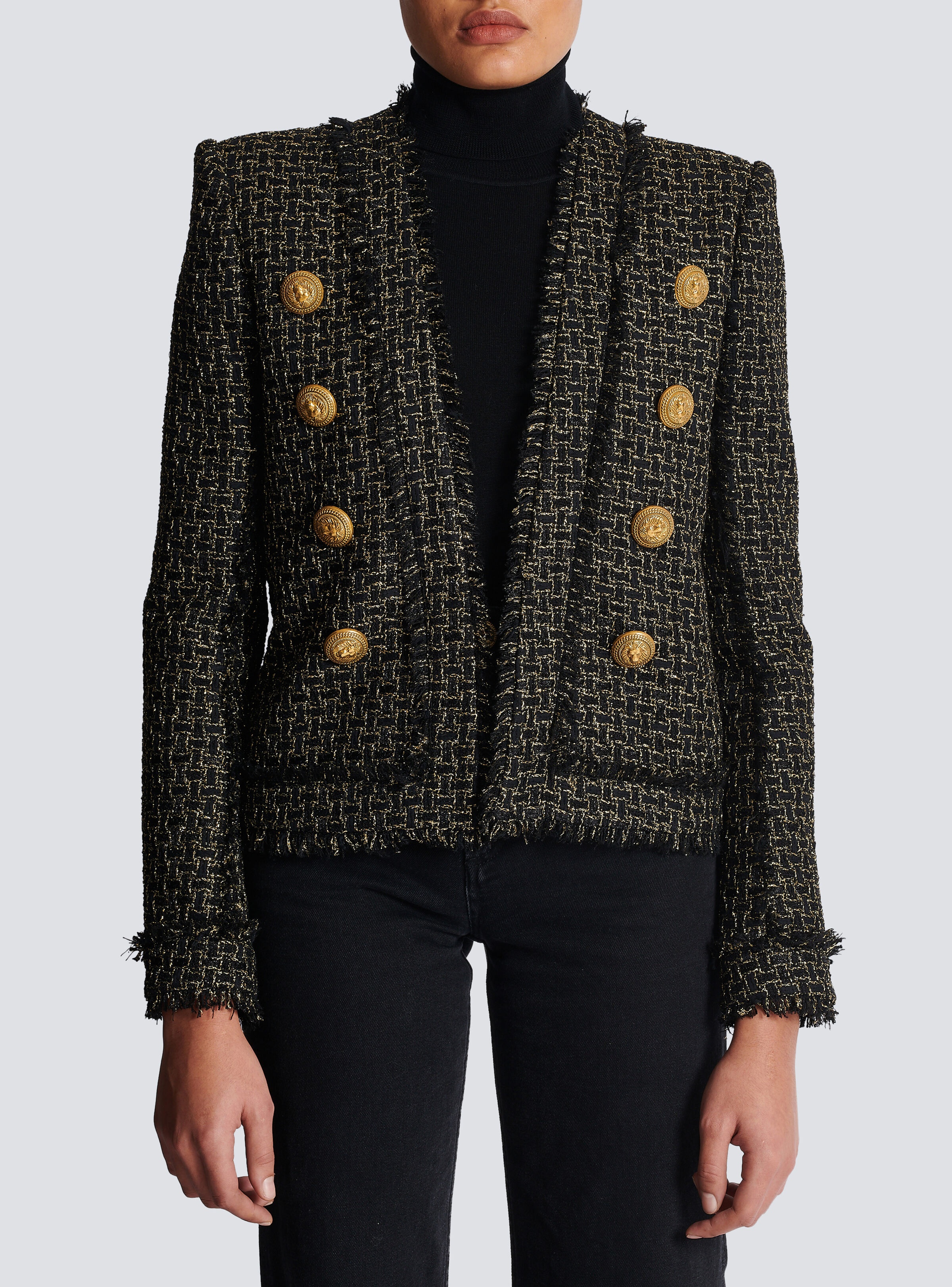 Lurex tweed jacket - 5