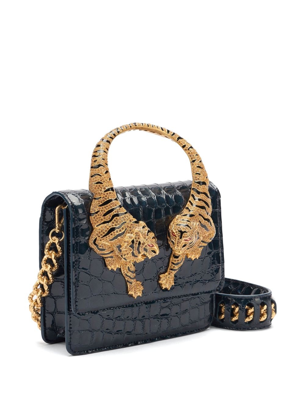 Roar Crocodile-print mini bag - 4