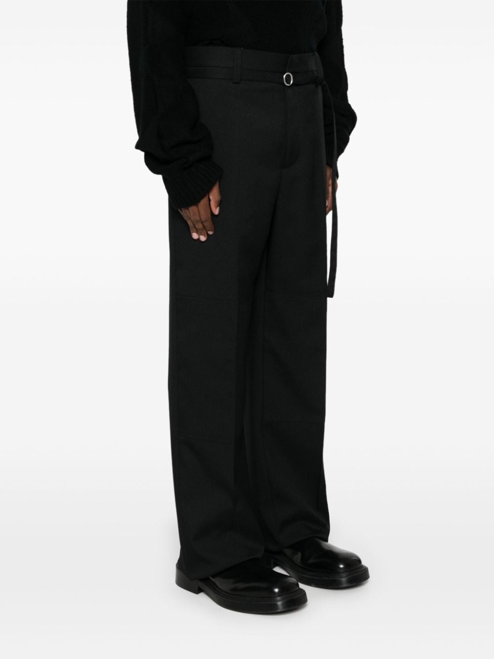 belted tailored trousers - 3