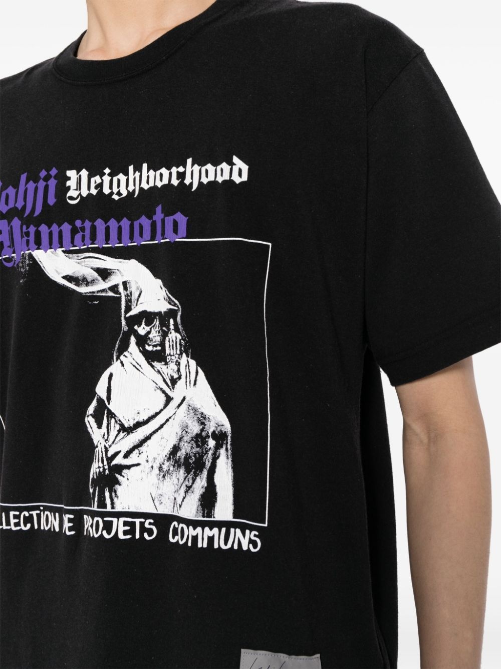 x NEIGHBORHOOD graphic-print cotton T-shirt - 5