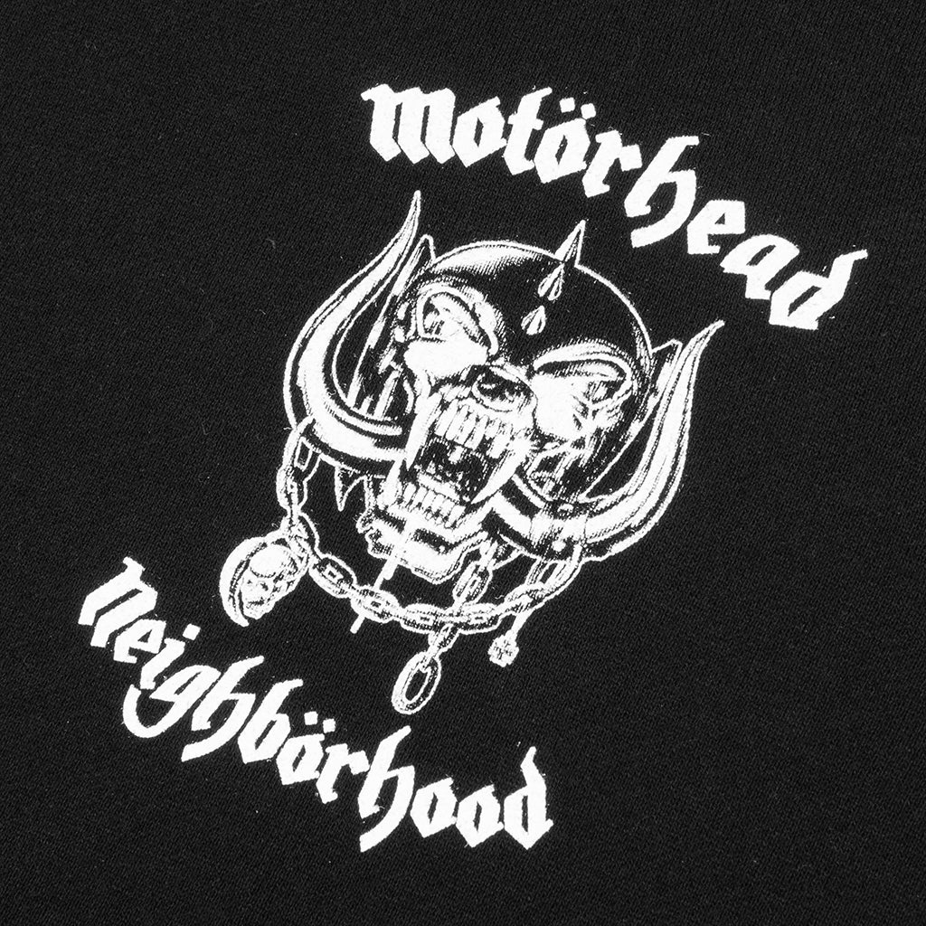 NEIGHBORHOOD X MOTOR HEAD L/S C-HOODIE - BLACK - 3