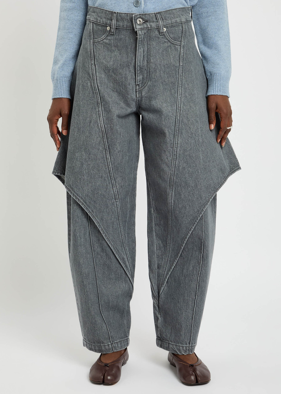 JW Anderson Panelled Barrel-leg Jeans - 2