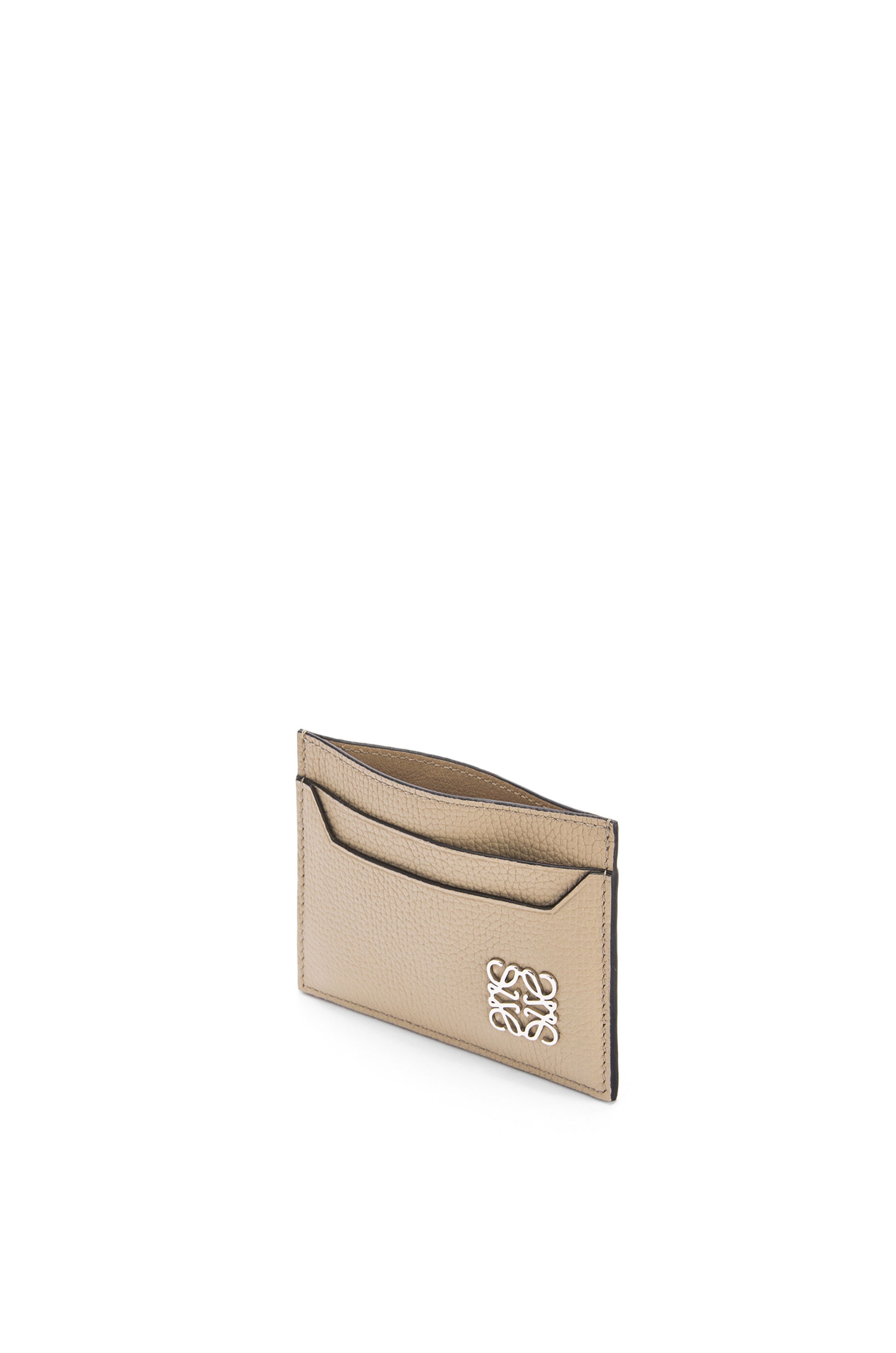 Loewe Anagram plain cardholder in pebble grain calfskin | REVERSIBLE