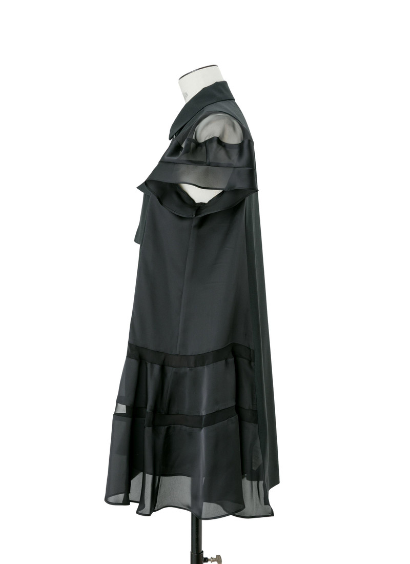 sacai Suiting x Satin Dress outlook