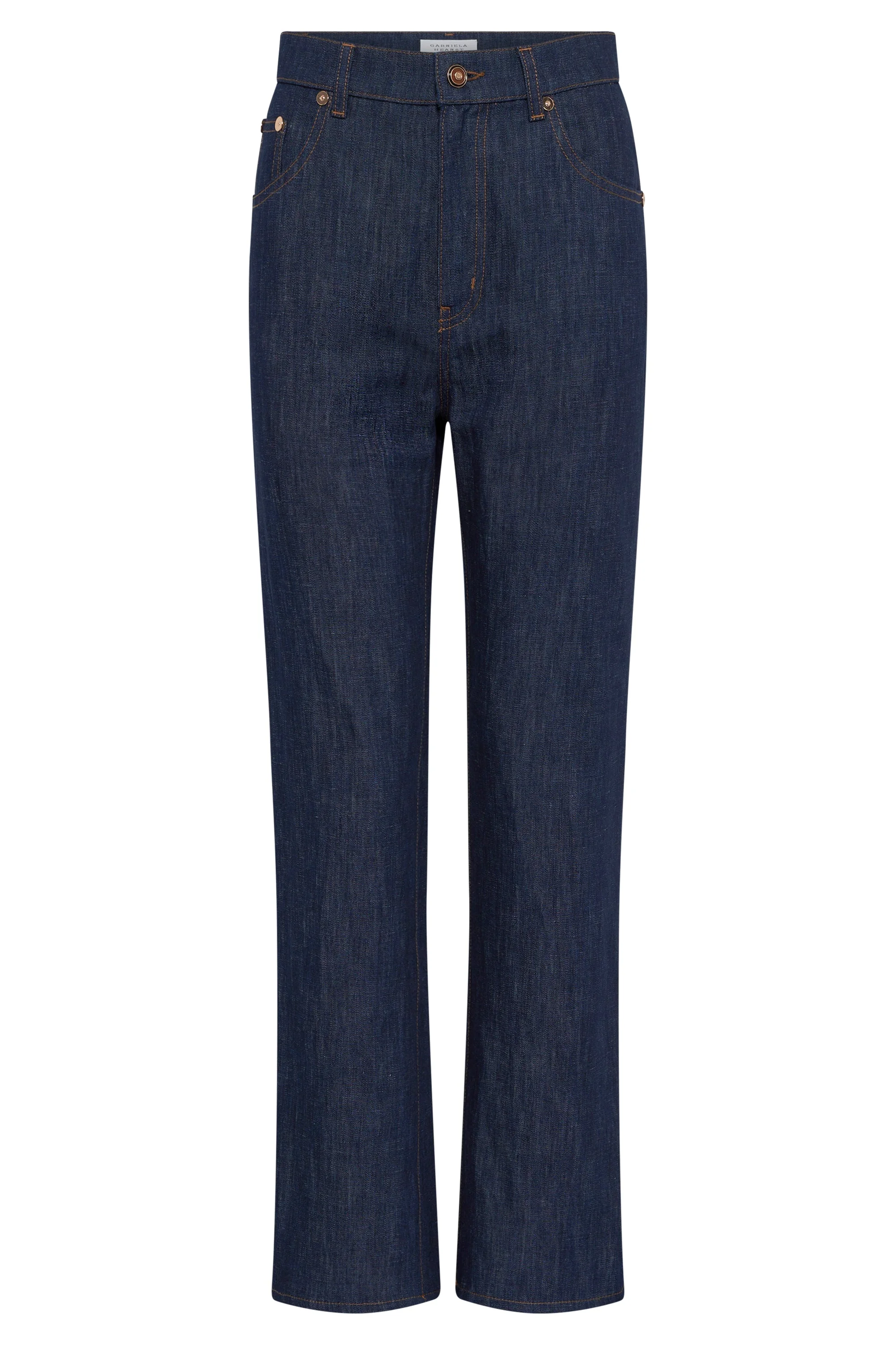 Elara Cropped Jean in Recycled Cotton Denim - 1