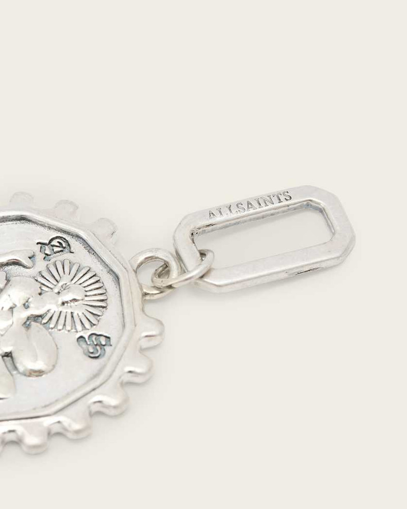 LARGE COIN STERLING SILVER PENDANT CHARM 3