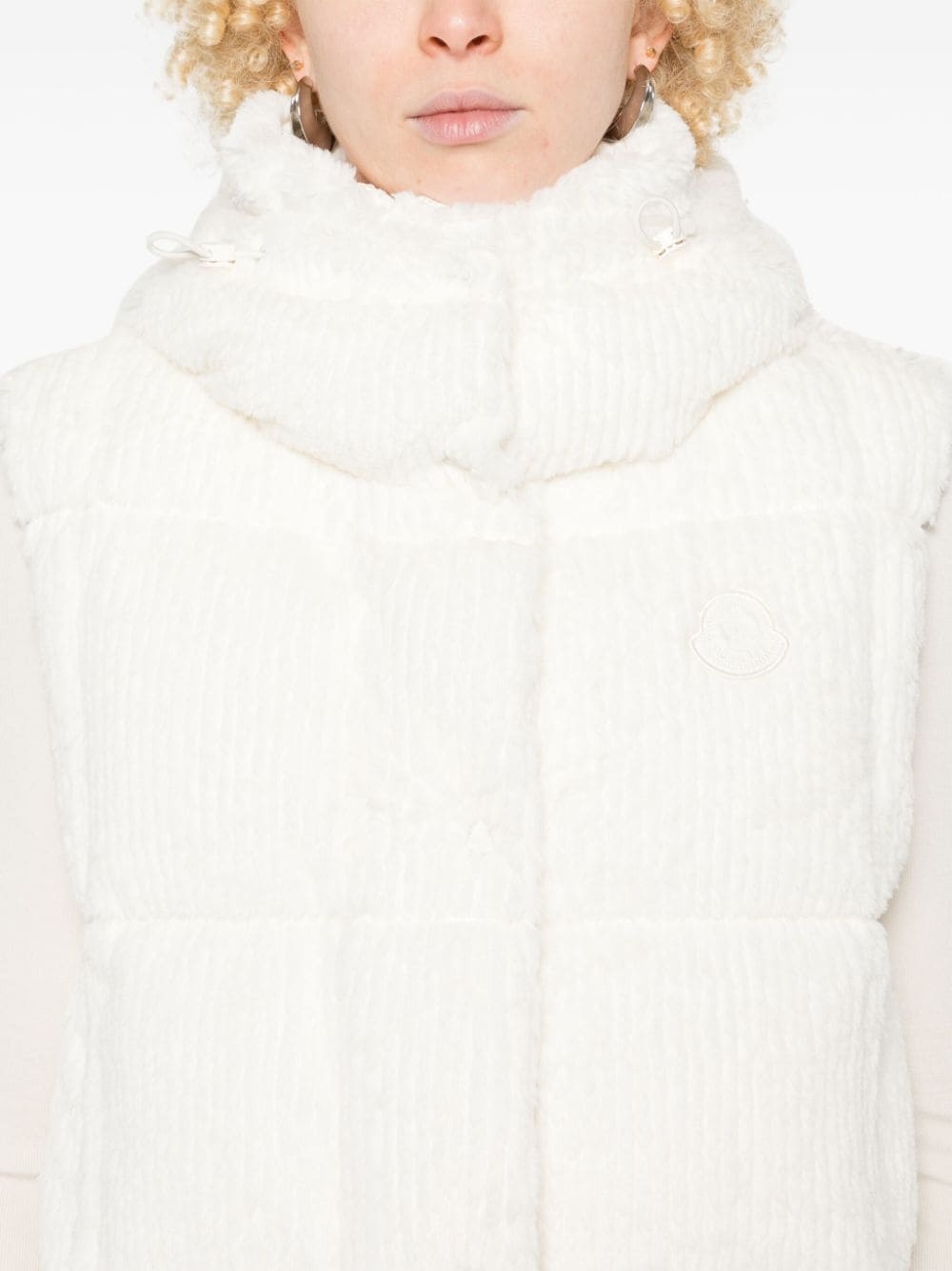 faux-fur gilet - 5