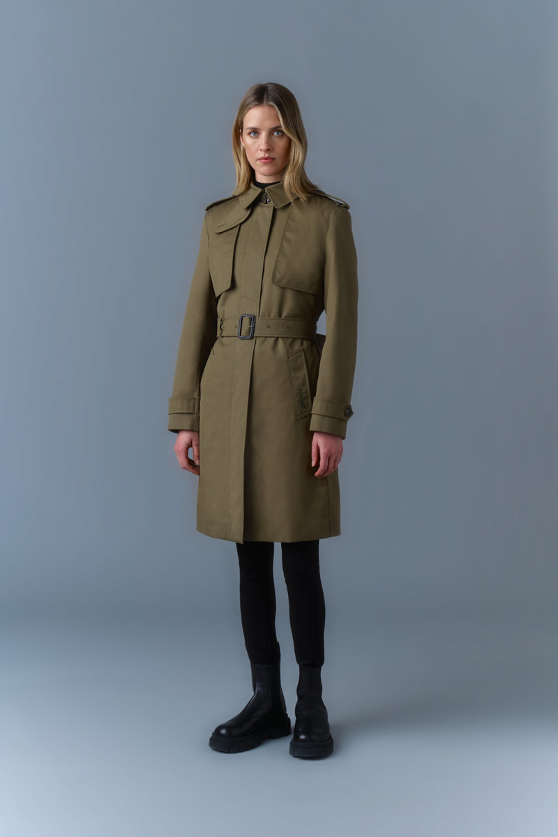 MACKAGE WINN 2-in-1 classic trench coat outlook