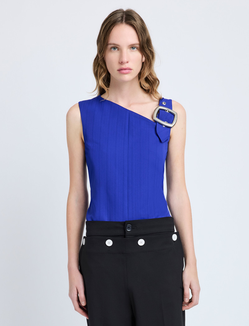 Marin Top in Technical Nylon Jacquard 2
