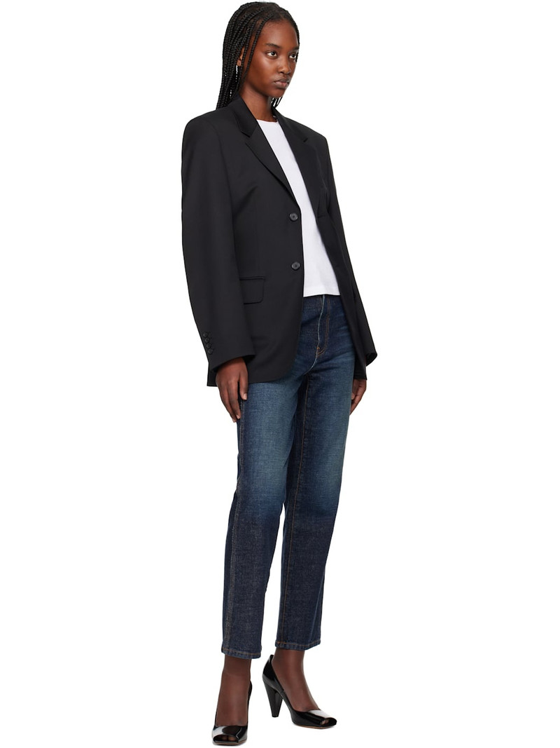 FILIPPA K Black Tailored Hourglass Blazer outlook