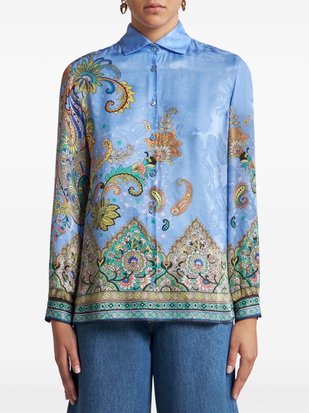 paisley-print shirt - 2