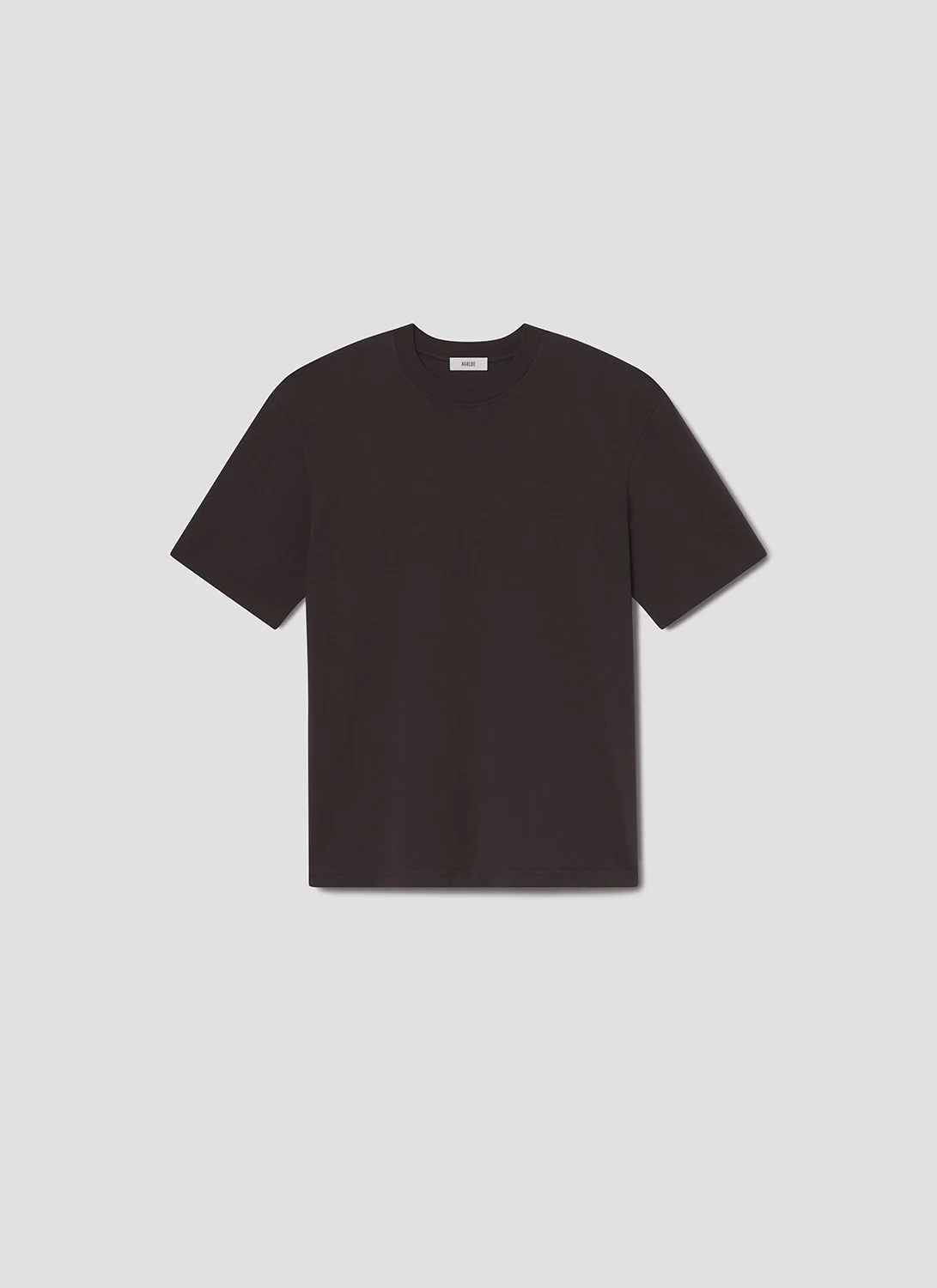 ASHA MOCK NECK TEE IN FORGE - 1