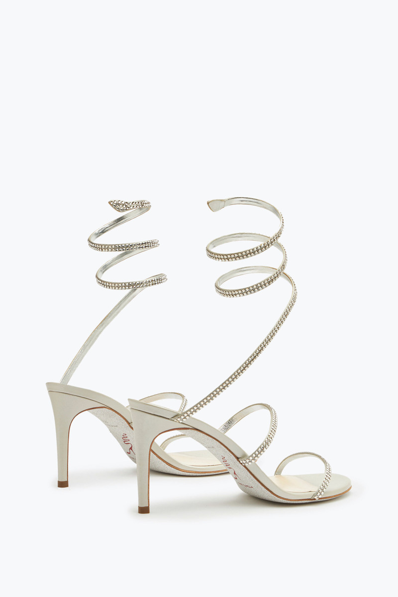 RENE CAOVILLA Cleo Grey Sandal 80 outlook