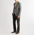 Slim-Fit Unstructured Mélange Cotton-Blend Jersey Blazer - 8